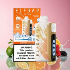 Elf Bar Ice King Norge Grossist 40000 Puffs 20ml 5% Nikotin 850mAh Batteri Justerbar Kjøling
