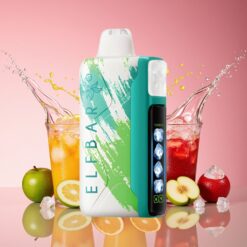 Elf Bar Ice King Norge Grossist 40000 Puffs 20ml 5% Nikotin Søt Eple Is 850mAh LCD