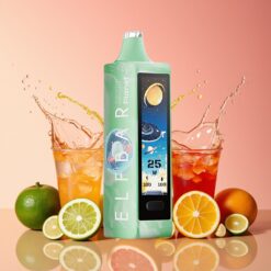 Elf Bar Planet 25000 Puffs Norge Grossist Disposable Vape Grapefrukt Grønn Te 18ml 800mAh Mesh