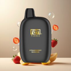 FLUM Pebble 6000 Norge Grossist – Jordbær Banan – 10ml/5% – 500mAh Type-C – Mesh Coil