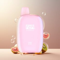 FLUM Pebble 6000 Norge grossist – 10ml 5% Nikotin 500mAh Type-C – Rosa Kiwi Engangsdamp