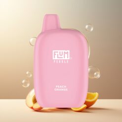 FLUM Pebble 6000 Norge grossist - Fersken og Appelsin - 10ml/5% - 500mAh - Mesh Coil - Type-C