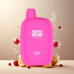 FLUM Pebble 6000 Norge grossist – Kirsebær & Bær – 10ml/5% – 500mAh – Mesh Coil – Type-C