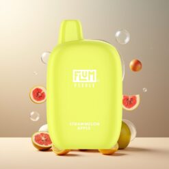 FLUM Pebble 6000 Puffs Norge Grossist – Jordbær Eple (10ml, 5% Nikotin, 500mAh, Mesh Coil, Type-C)