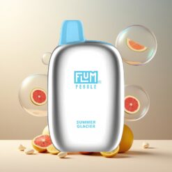 FLUM Pebble 6000 Puffs Norge Grossist – Sommer Isbre (10ml, 5%, 500mAh, Mesh Coil, Type-C)