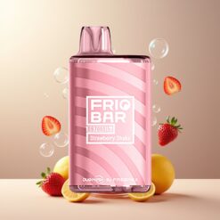 FRIOBAR DB7000 Norge grossist Engangs Vape Jordbærmilkshake 16mL 7000 puff 50mg/mL USB-C
