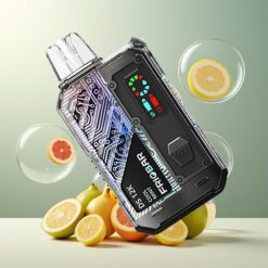 FRIOBAR DS 12K Engangs Vape Cool Mynte – Norge Grossist – 10mL, 50mg/mL, 12000 puff, 650mAh, USB-C, 1.2ohm, Smart Display, Dual Mesh Coil