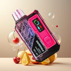 FRIOBAR DS 12K Engangsvaper California Cherry Norge grossist – 10mL, 50mg/mL, 12000 puff, 650mAh, USB-C, 1.2ohm