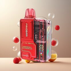 FRIOBAR MX 10K Engangs Vape Bringebær Vannmelon Norge Grossist – 10mL, 10000 puff, 50mg/mL, 650mAh, Justerbar luftstrøm