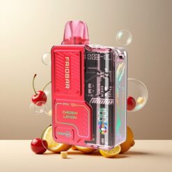 FRIOBAR MX 10K Engangs Vape Kirsebær Sitron Norge Grossist – 10mL, 10000 puff, 50mg/mL, 650mAh, 1.0ohm, Justerbar luftstrøm