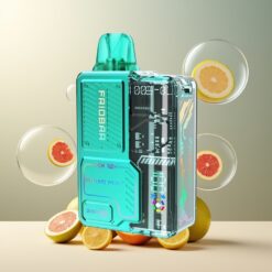FRIOBAR MX 10K Engangs Vape Miami Mynte Norge Grossist – 10mL, 10000 puffs, 50mg/mL, 650mAh, Justerbar airflow