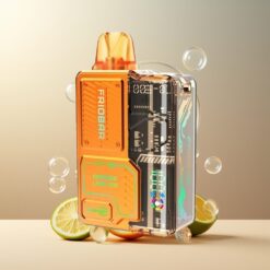 FRIOBAR MX 10K Engangs Vape Oransje Lime Is Norge Grossist – 10mL, 10000 puff, 50mg/mL, 650mAh, 1.0ohm, Justerbar airflow