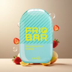 FRIOBAR OX8000 Engangs Vape Jordbær Kiwi Norge Grossist – 16mL, 8000 Puff, 50mg/mL, 600mAh, USB-C