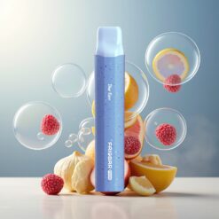 FRIOBAR P600 Engangs Vape Blå Bringebær Norge Grossist – 2mL, 600 puff, 20mg/mL, 500mAh