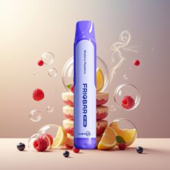 FRIOBAR SF600 Engangs Vape Blåbær Bringebær Norge Grossist – 2mL, 600 puff, 20mg/mL, 600mAh