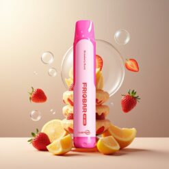 FRIOBAR SF600 Engangsvape Jordbær Smell Norge Grossist – 2mL, 600 puff, 20mg/mL, 600mAh, 1.0ohm