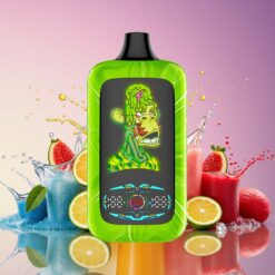 Fumot Digital Monkey Norge grossist 40000 Puffs Engangs Vape Tropisk Regnbue Blast – Dual Mesh Coil, 850 MAH, Type-C, 0/2/3/5% Nikotin