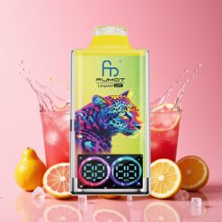 Fumot Leopard 40K Puffs Norge Grossist Disposable Vape Rosa Sitronade (0-5% Nikotin, 700mAh, Dual Mesh, Type-C)