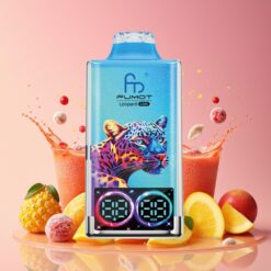 Fumot Leopard Norge grossist 40K Puffs Peachy Mango Ananas (0-5% Nikotin, 700mAh, Type-C)