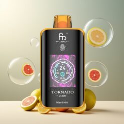 Fumot Tornado 25000 Puffs Norge Grossist – Miami Mynte, 20ml, 700mAh, Type-C