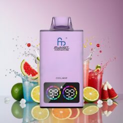 Fumot Tornado 35K Engangsdamp Kjølig Mynte Norge Grossist – Dual Mesh Coil, 15ml E-væske, 700 MAH Batteri, 35000 Puff