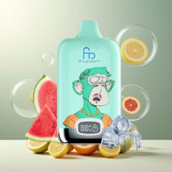 Fumot Tornado Digital Box 12000 Puffs Norge grossist Disposable Vape Kjølig Mynte 20ml 550mAh Type-C