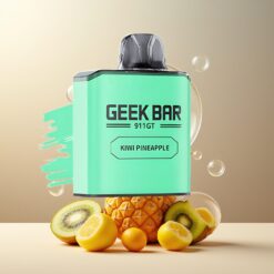 GEEK BAR 911 GT 16000 Puffs Norge Grossist Disposable Vape Kiwi Ananas med 5% Nikotin, 800mAh, VPU, Dual Mesh, Type C
