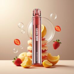 GEEK BAR Elite 1000 Puffs Engangsdamp Jordbær Is Norge Grossist – 650mAh, Mesh Coil, 20 mg/ml
