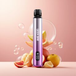 GEEK BAR Elite Prefilled Pod Kit Norge grossist – Rosa (aluminiumlegering + plast, 650 mAh batteri, 2.0 ml kapasitet, Bypass, Magnetisk)