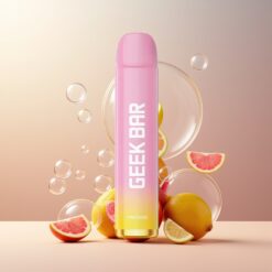 GEEK BAR Meloso 600 Puffs Norge grossist Disposable Vape 2ml/550mAh 20mg Rosa Sitronbrus