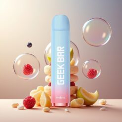 GEEK BAR Meloso 600 Puffs Norge grossist Disposable Vape Blåbær Sur Bringebær – 2ml, 550mAh, 20mg