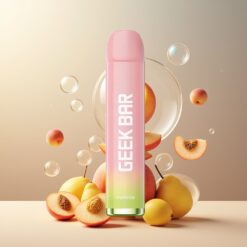 GEEK BAR Meloso 600 Puffs Norge grossist Disposable Vape Fersken Is 2ml 550mAh 20mg