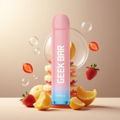 GEEK BAR Meloso 600 Puffs Norge grossist Disposable Vape Jordbær Is (2ml, 550mAh, 20mg)