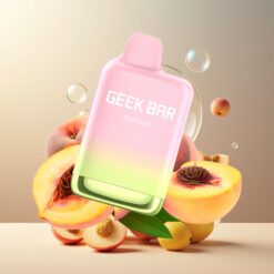 GEEK BAR Meloso Max 9000 Puffs Norge Grossist Disposable Vape Fersken Is (5%, 14ml, USB-C)