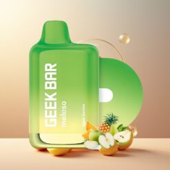 GEEK BAR Meloso Max 9000 Puffs Norge grossist Eple Soloppgang 14ml 5% USB-C