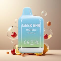 GEEK BAR Meloso Mini 600 Puffs Norge Grossist – Kirsebær Is (550mAh, 2ml, 20mg Salt Nikotin, Dual Mesh, Auto Draw)