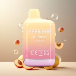 GEEK BAR Meloso Mini 600 Puffs Norge grossist Disposable Vape Fersken Is (550mAh, 2ml, 20mg Salt Nicotine, Auto Draw)