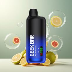 GEEK BAR Meloso Ultra Norge Grossist 10000+ Puffs 5% Nikotin Kjølig Mynte USB-C 630 mAh Dual Mesh Coil Smart LED Skjerm