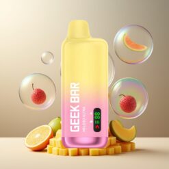 GEEK BAR Meloso Ultra Norge grossist 10000+ Puffs 5% Nikotin USB-C Ladning Mango Is Dual Mesh Coil Smart LED Skjerm