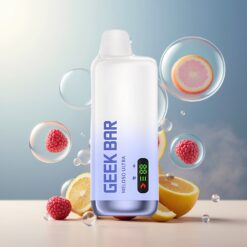 GEEK BAR Meloso Ultra Norge grossist 10000 Puffs Blåbringebær Is Disposable Vape med 5% nikotin, 630 mAh, USB-C, Dual mesh coil, Smart LED-skjerm