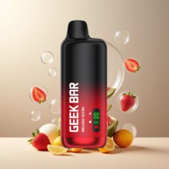 GEEK BAR Meloso Ultra Norge grossist 10000 Puffs USB-C Dual Mesh Coil Smart LED Vannmelon Jordbær Kokosnøtt