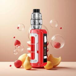 GeekVape Max100 (Aegis Max 2) 100W Kit Norge grossist – Rød Hvit, IP68, 5.5ml/2ml TPD, 21700/18650 Batteri