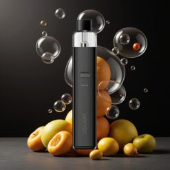 GeekVape WENAX K2 Kit Matte Black (Matt Svart) Norge Grossist – 1000mAh, Type-C, 2ml, 0.8ohm/1.2ohm, 7-18W