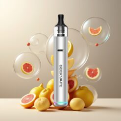 GeekVape WENAX S3 (Stylus 3) Vape Pen Norge grossist – 2.0ml, 1100mAh, Type-C, 0.8ohm/1.2ohm, Atom Sølv