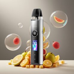 GeekVape Wenax Q Pro Pod System Kit Månelys Sølv Norge grossist - 30W, 1200mAh, 0.96'' Skjerm, 3-Nivå Luftstrøm, Type-C Lading