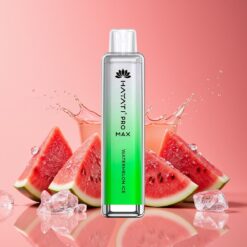 Hayati Pro Max 4000 Puffs Norge Grossist Engangs Vape Vannmelon Is (1400mAh, 2ml/10ml, 2%/5% Nikotin)