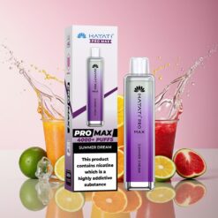 Hayati Pro Max 4000 Puffs Norge Grossist - Sommerdrøm (2%/5% Nikotin, 1400mAh, 2ml/10ml, TPD)