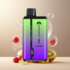 Hayati Pro Ultra 15000 Puffs Norge Grossist Disposable Vape Kiwi Drue Bringebær (2 12ml, 2%)