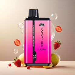 Hayati Pro Ultra 15000+ Puffs Norge Grossist – Jordbær Guava Dragebær (2 12ml, 2%)