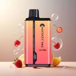 Hayati Pro Ultra 15000 Puffs Norge grossist Disposable Vape Jordbær Tranebær Kirsebær Is 2x12ml 2% 850mAh
